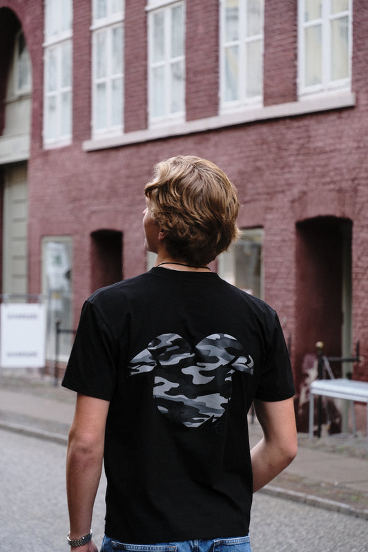 Raven graphic t-shirt - Grey