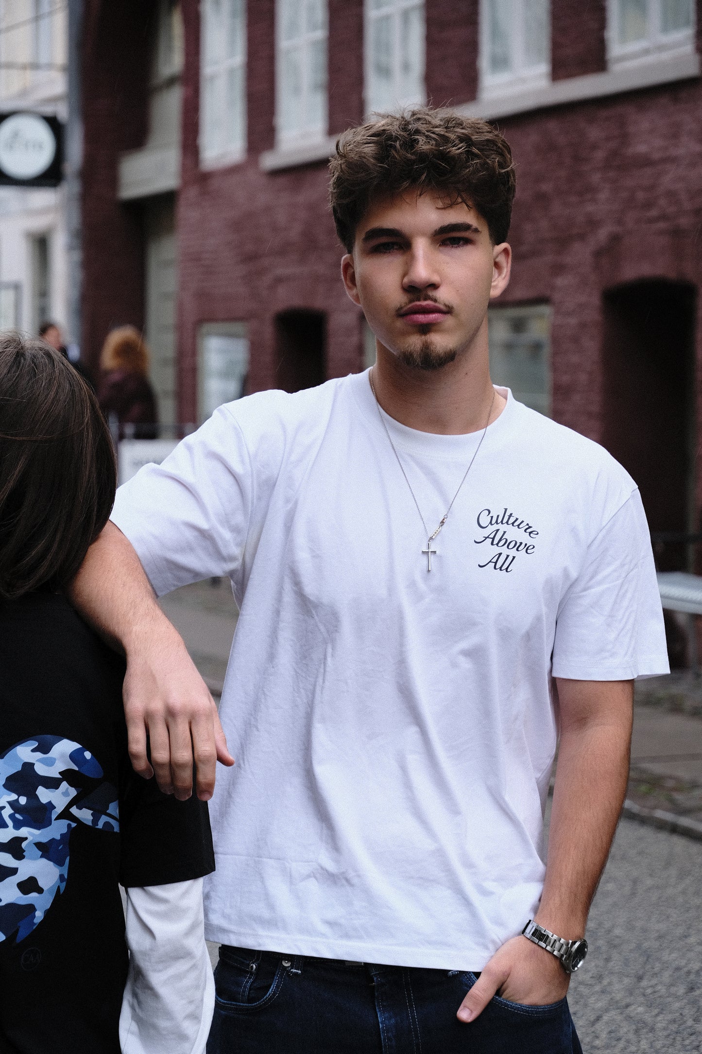 Raven graphic t-shirt - Pink